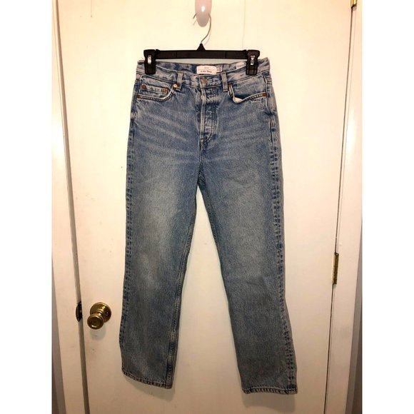 & Other Stories Denim - Anthropologie & Other Stories Button Fly Womens 26X27 Denim Jeans Cropped